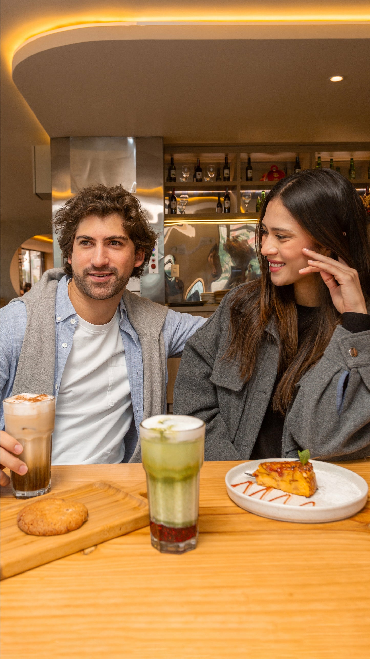 Porción de torta de almojábana